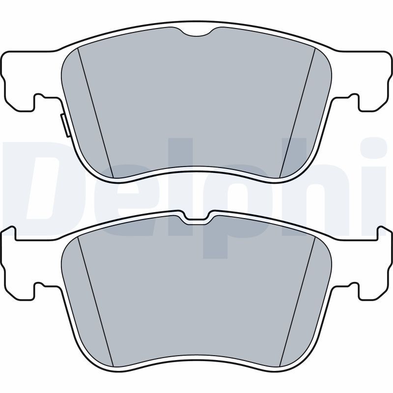 Brake Pad Set, disc brake DELPHI LP3520