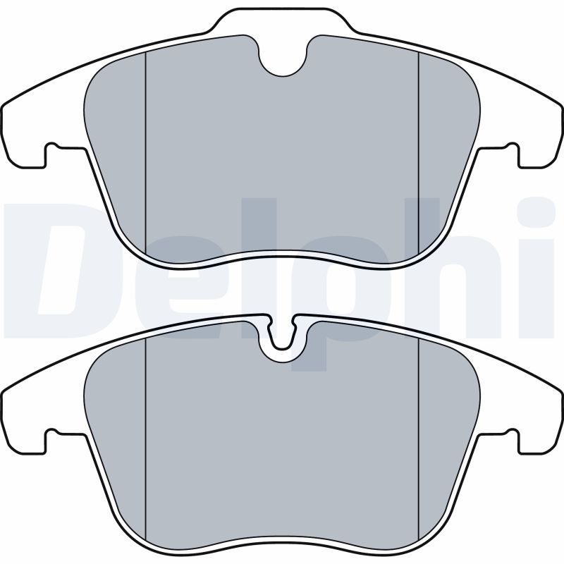 Brake Pad Set, disc brake DELPHI LP3526