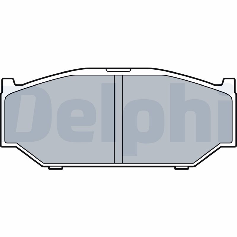 Brake Pad Set, disc brake DELPHI LP3544