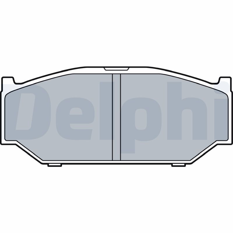 Brake Pad Set, disc brake DELPHI LP3544