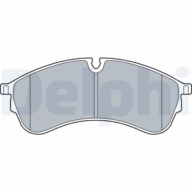 Brake Pad Set, disc brake DELPHI LP3545