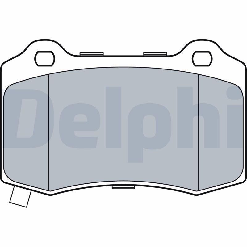 Brake Pad Set, disc brake DELPHI LP3547