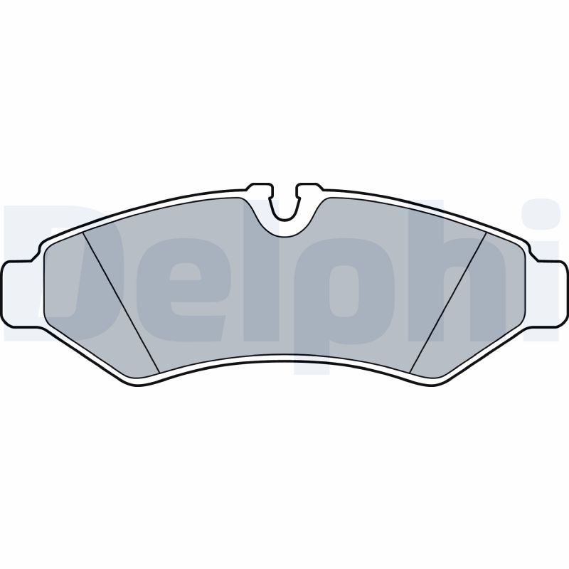 Brake Pad Set, disc brake DELPHI LP3549