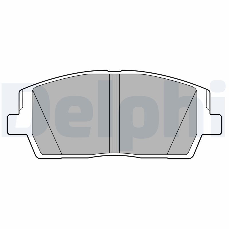 Brake Pad Set, disc brake DELPHI LP3552