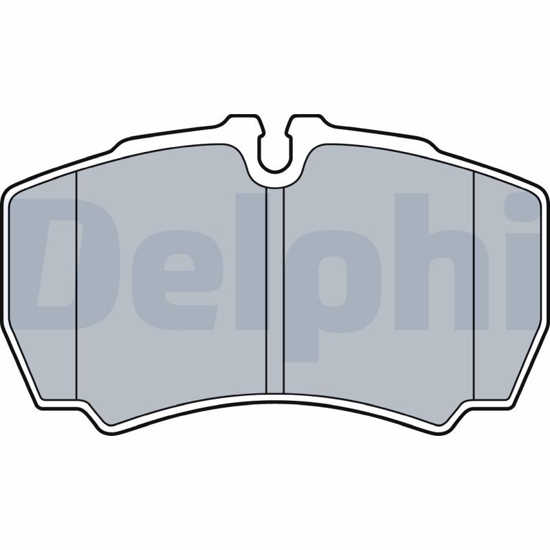 Brake Pad Set, disc brake DELPHI LP3573