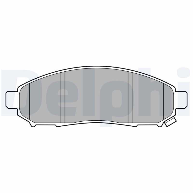 Brake Pad Set, disc brake DELPHI LP3578