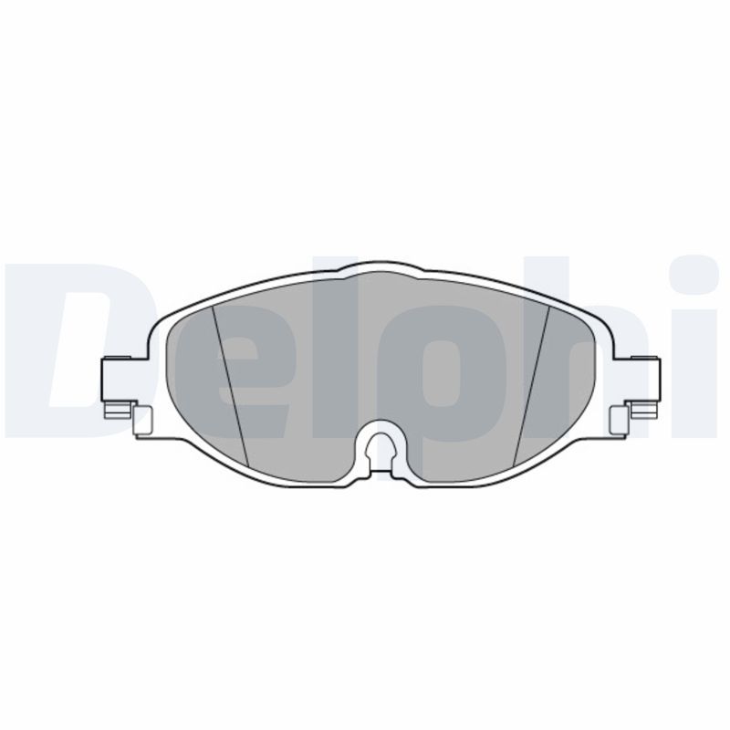 Brake Pad Set, disc brake DELPHI LP3584