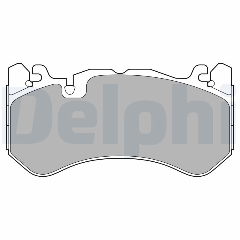 Brake Pad Set, disc brake DELPHI LP3589