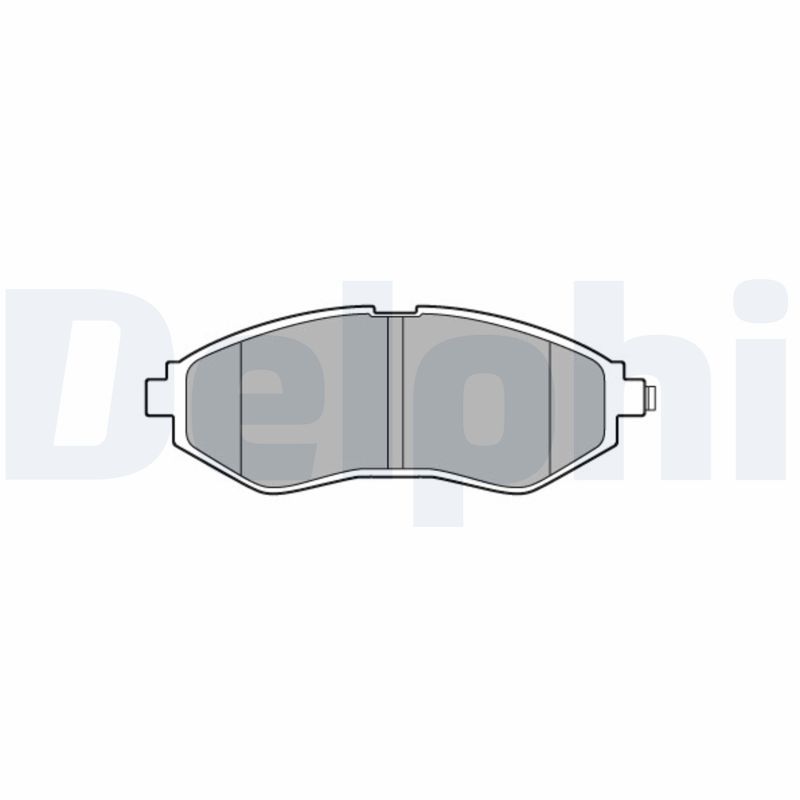 Brake Pad Set, disc brake DELPHI LP3594