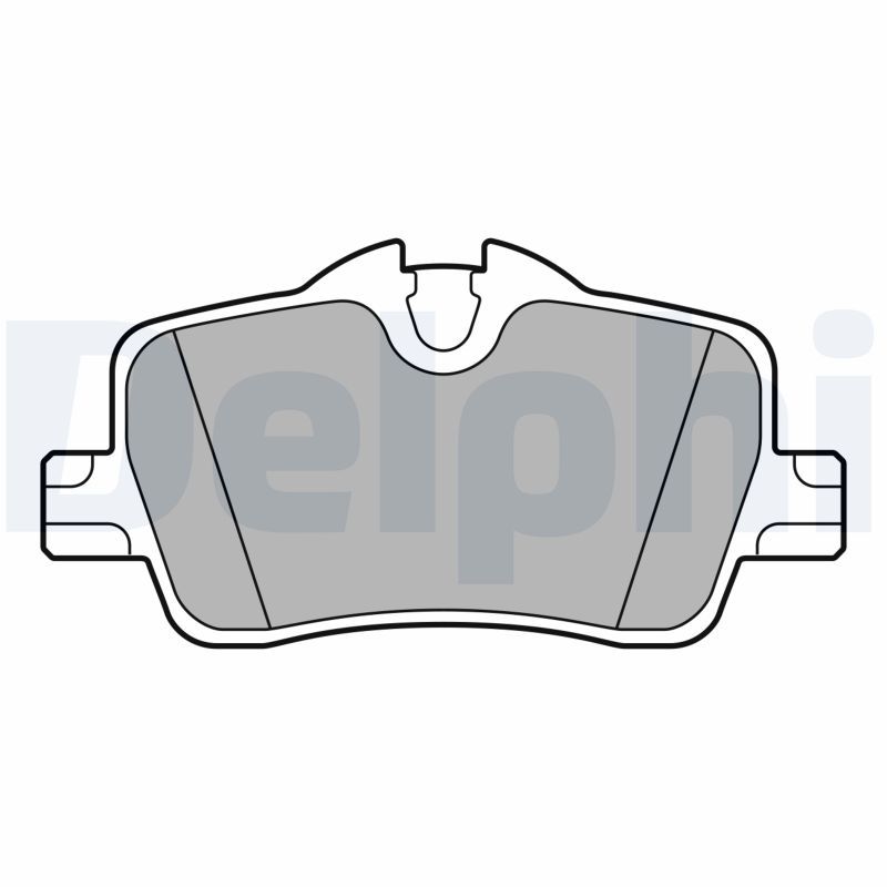 Brake Pad Set, disc brake DELPHI LP3606