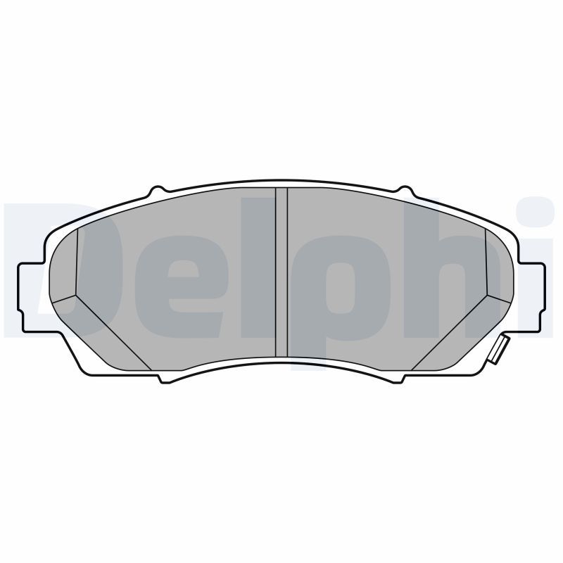 Brake Pad Set, disc brake DELPHI LP3613