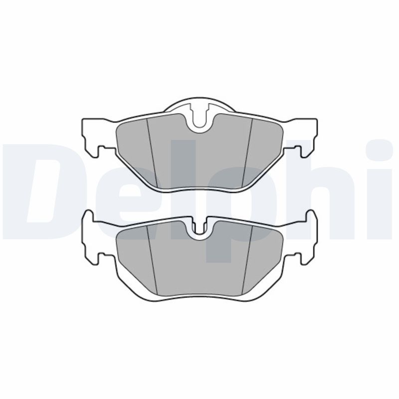 Brake Pad Set, disc brake DELPHI LP3618