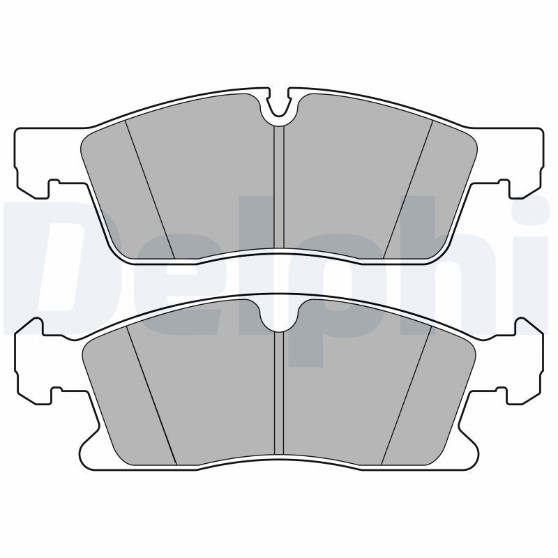 Brake Pad Set, disc brake DELPHI LP3628