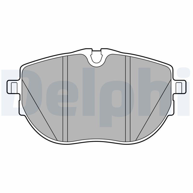 Brake Pad Set, disc brake DELPHI LP3651