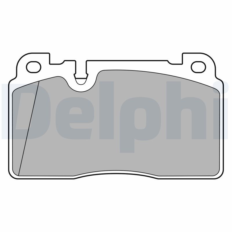 Brake Pad Set, disc brake DELPHI LP3677