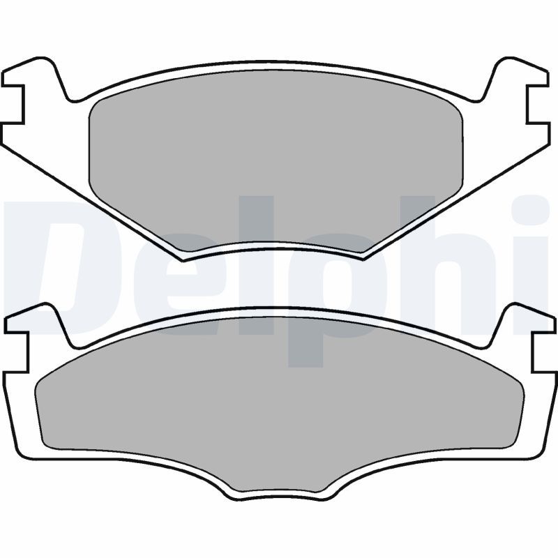 Brake Pad Set, disc brake DELPHI LP421