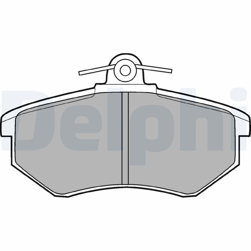 Brake Pad Set, disc brake DELPHI LP424