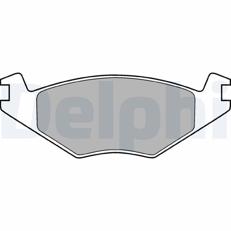 Brake Pad Set, disc brake DELPHI LP505