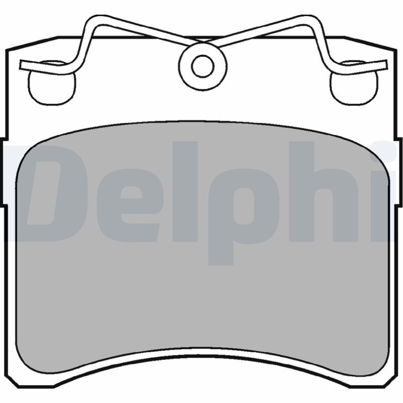 Brake Pad Set, disc brake DELPHI LP785