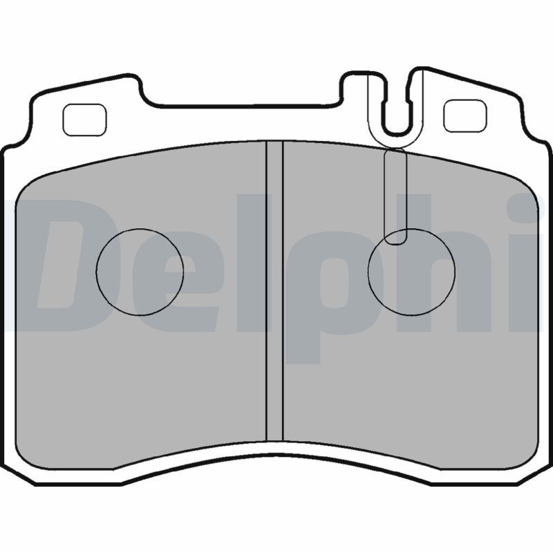 Brake Pad Set, disc brake DELPHI LP844