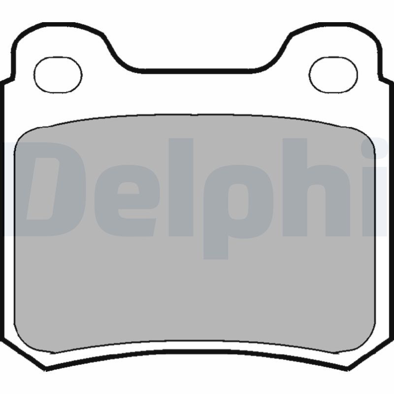 Brake Pad Set, disc brake DELPHI LP915