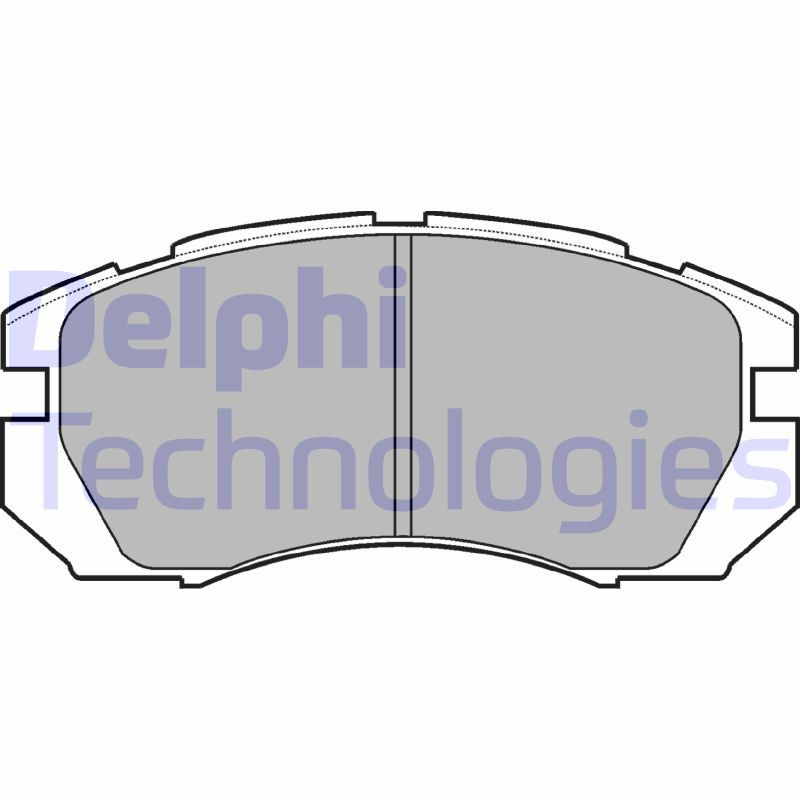 Brake Pad Set, disc brake DELPHI LP930