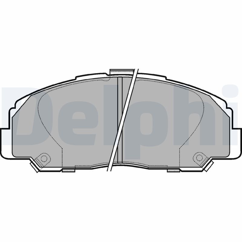 Brake Pad Set, disc brake DELPHI LP944