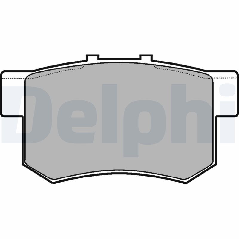 Brake Pad Set, disc brake DELPHI LP948