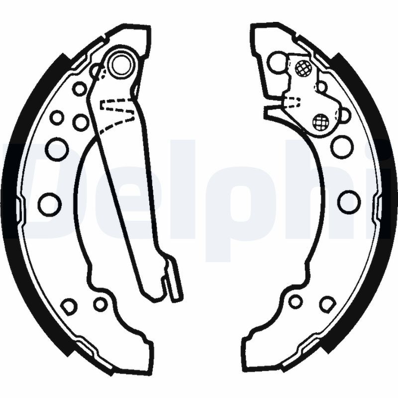 Комплект гальмівних колодок DELPHI LS1276