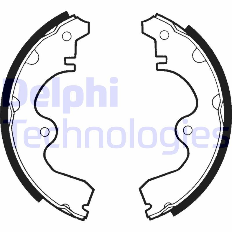 Комплект гальмівних колодок DELPHI ls1333