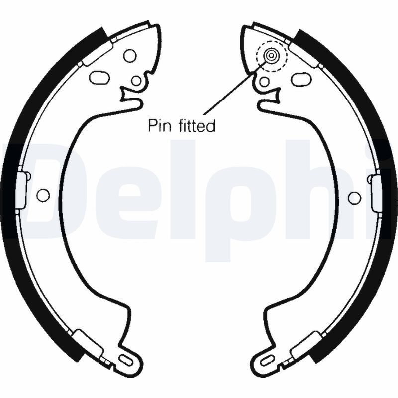 Brake Shoe Set DELPHI LS1344