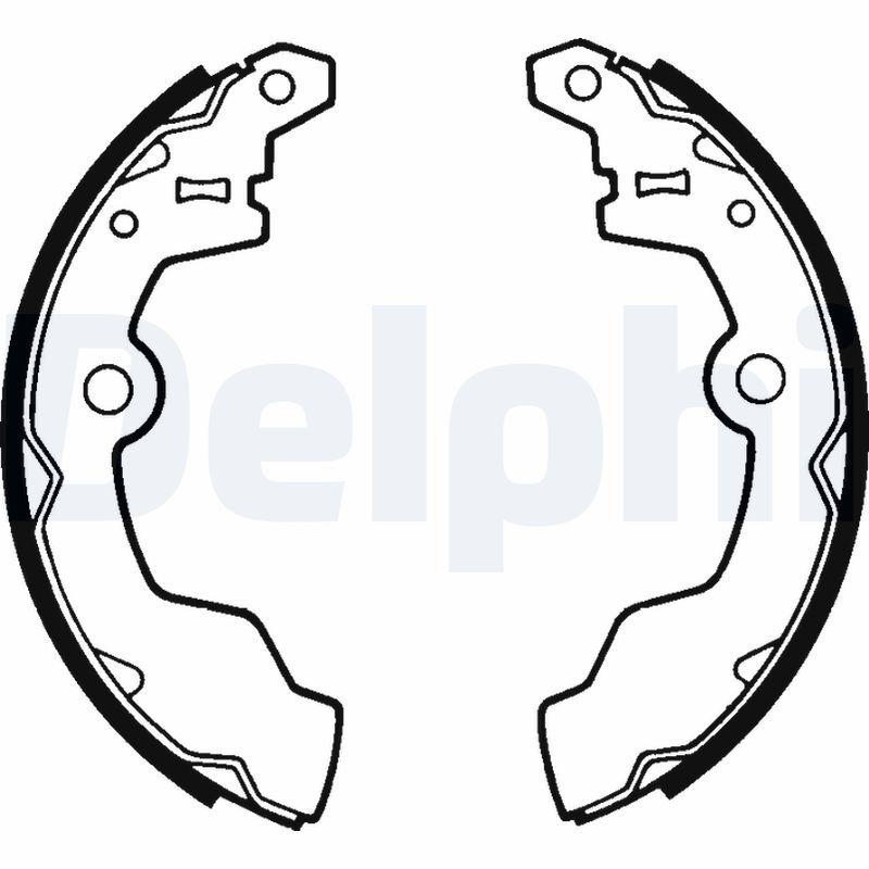 Комплект гальмівних колодок DELPHI LS1352