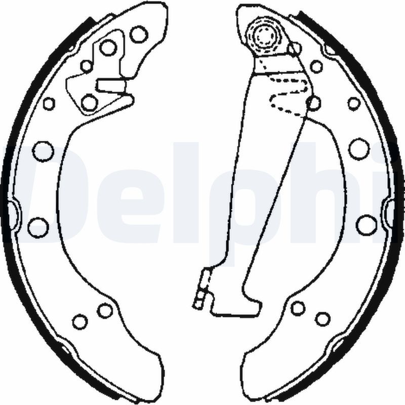 Brake Shoe Set DELPHI LS1625