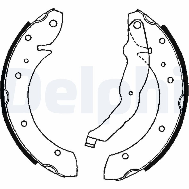 Brake Shoe Set DELPHI LS1634