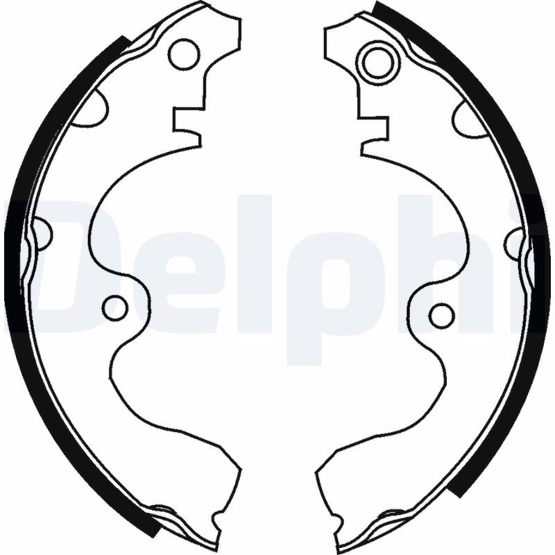 Brake Shoe Set DELPHI LS1638