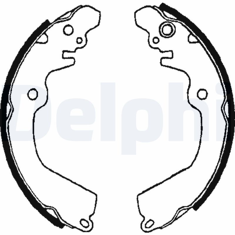 Brake Shoe Set DELPHI LS1643