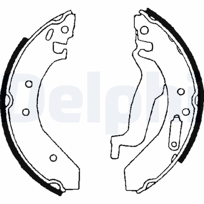 Brake Shoe Set DELPHI LS1645