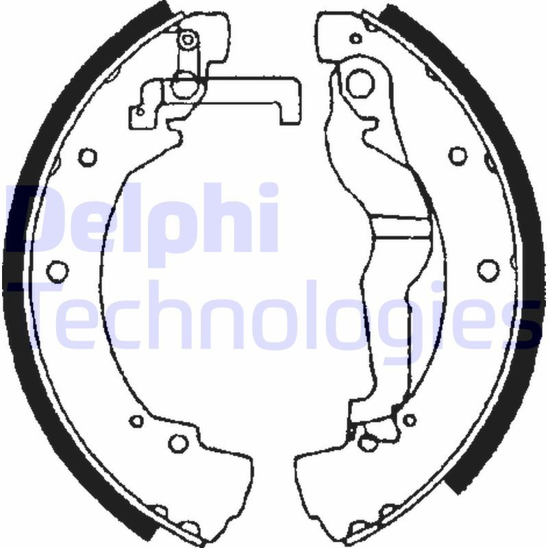 Brake Shoe Set DELPHI LS1656