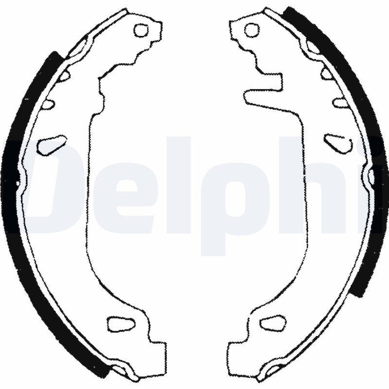 Brake Shoe Set DELPHI LS1681