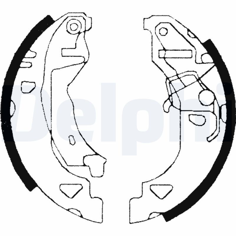 Brake Shoe Set DELPHI LS1682