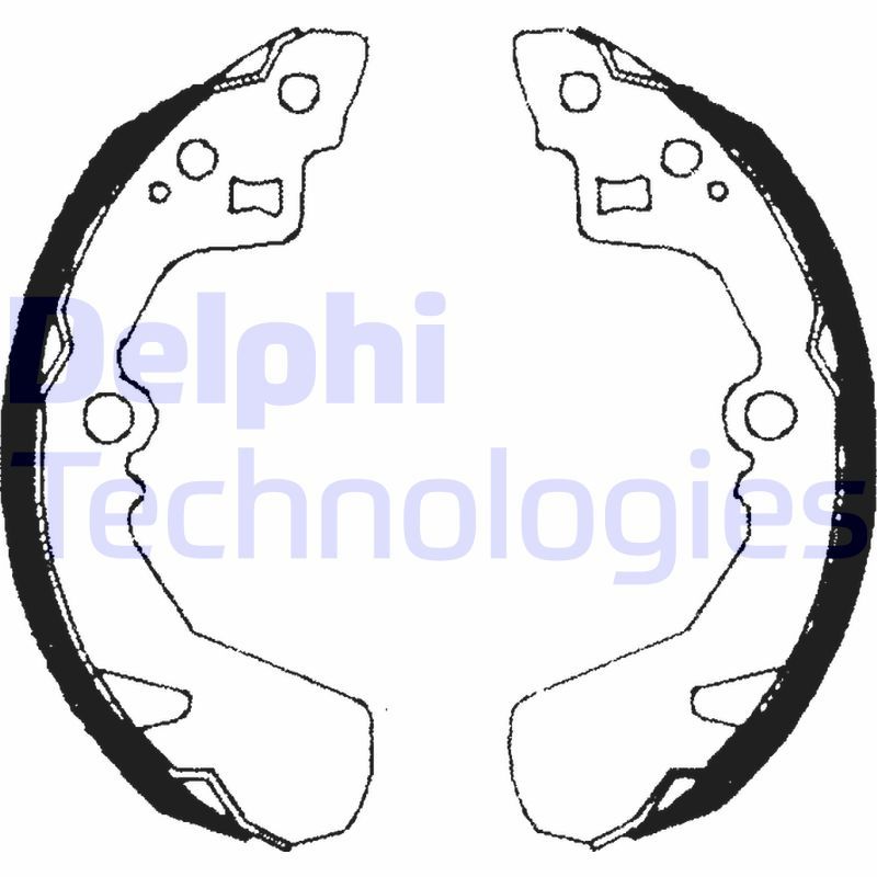 Комплект гальмівних колодок DELPHI LS1685