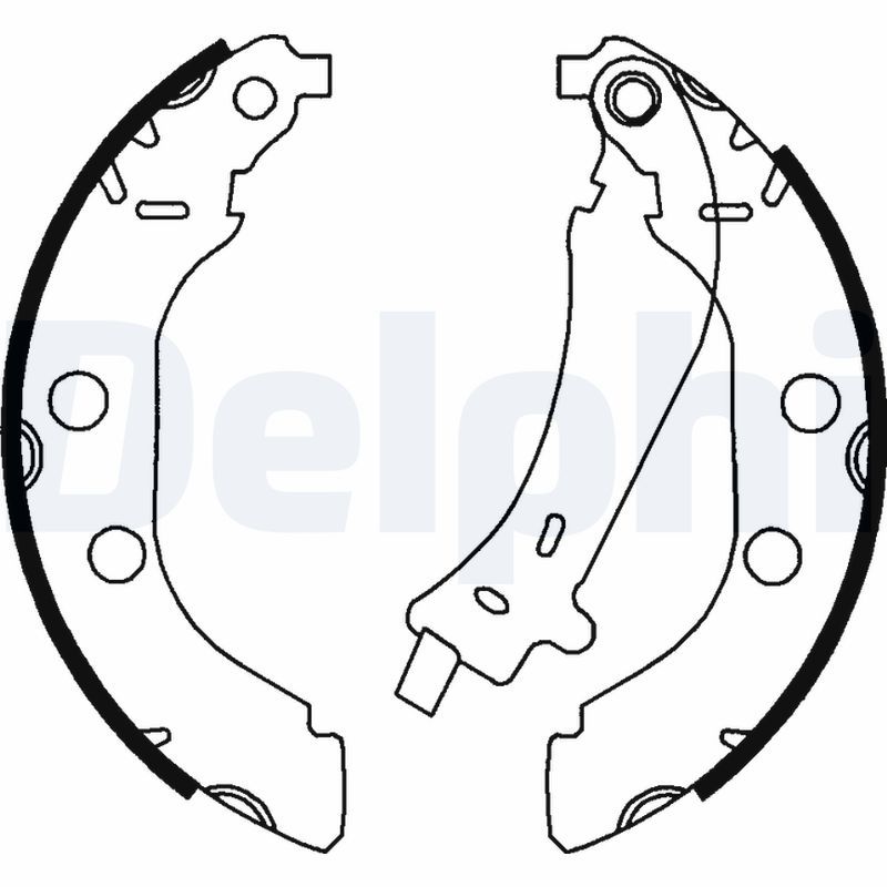 Brake Shoe Set DELPHI LS1723