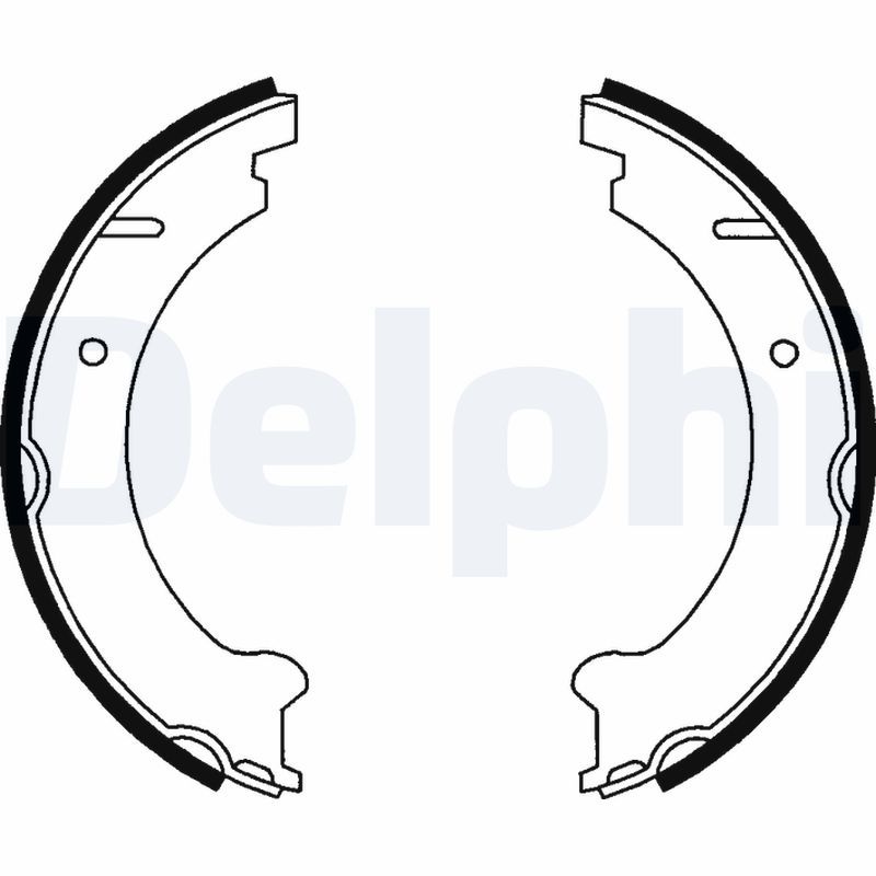 Brake Shoe Set, parking brake DELPHI LS1781