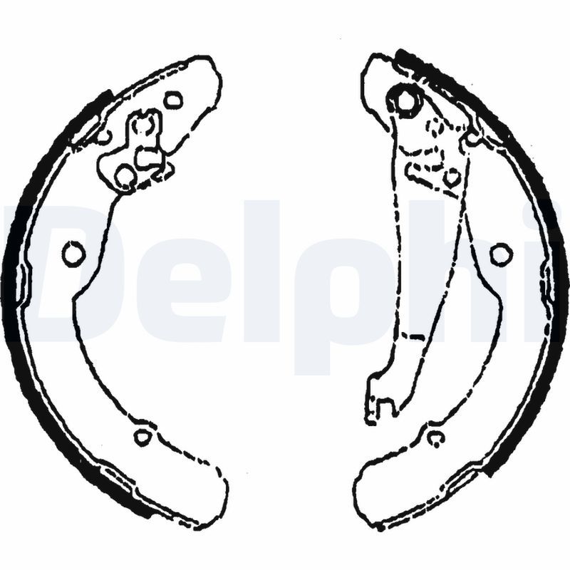 Brake Shoe Set DELPHI LS1784