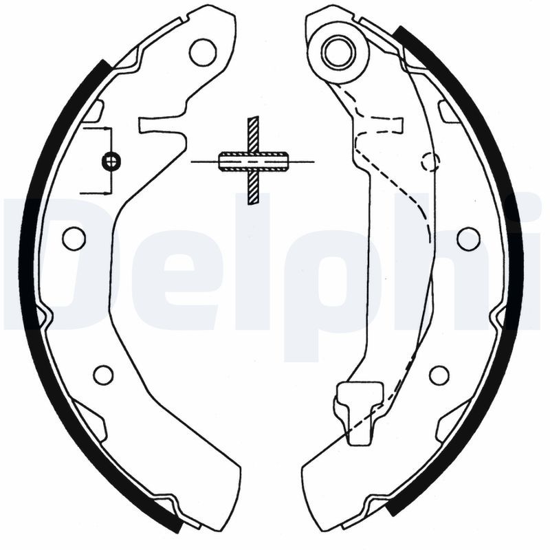 Brake Shoe Set DELPHI LS1821