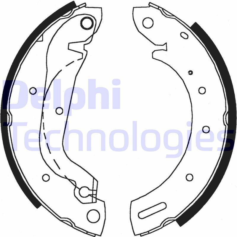 Комплект гальмівних колодок DELPHI LS1827