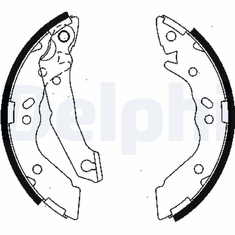 Brake Shoe Set DELPHI LS1836