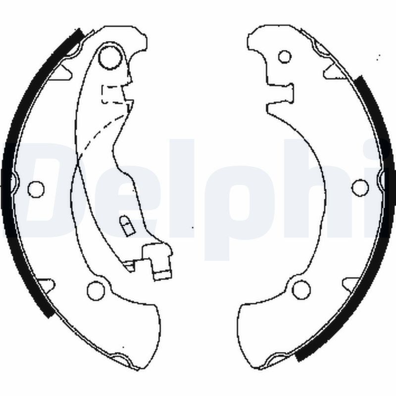 Brake Shoe Set DELPHI LS1840