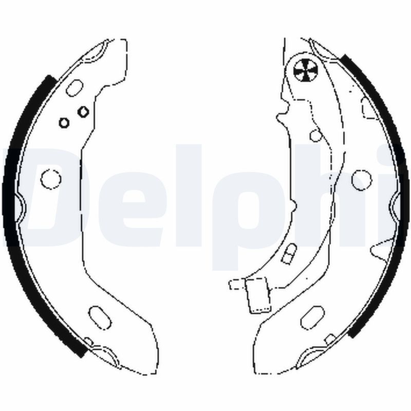 Brake Shoe Set DELPHI LS1841