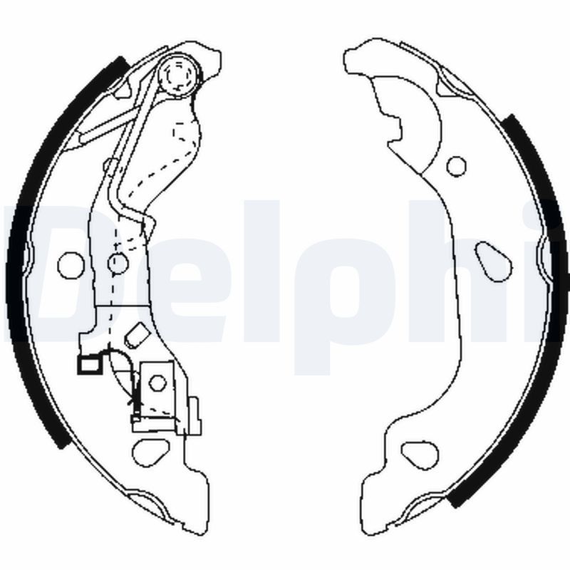 Brake Shoe Set DELPHI LS1859